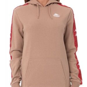 Kappa Banda Bundaberg Brown/Red/White Logo Hoodie NWT SOLD OUT ON LINE